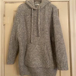 Cozy Knit Oversized Hoodie